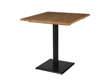 QUADRO - Square steel and wood table by Vincent Sheppard - view 3